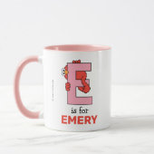 Elmo Alphabet | E Pink Tasse (Links)