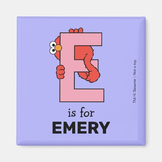 Elmo Alphabet | E Rosa Magnet (Vorne)