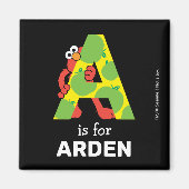 Elmo Alphabet | Ein Apfel Magnet (Vorne)