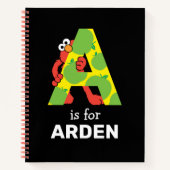 Elmo Alphabet | Ein Apfel Notizblock (Vorderseite)