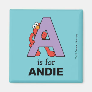 Elmo Alphabet   Ein Lila Magnet