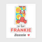 Elmo Alphabet | F BLUME Aufkleber (Blatt)