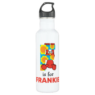Elmo Alphabet F Blume Edelstahlflasche