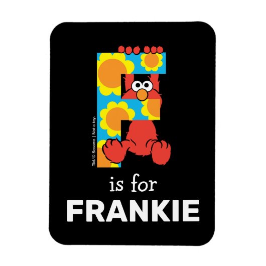 Elmo Alphabet | F BLUME Magnet (Vertikal)
