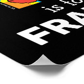 Elmo Alphabet | F BLUME Poster (Ecke)