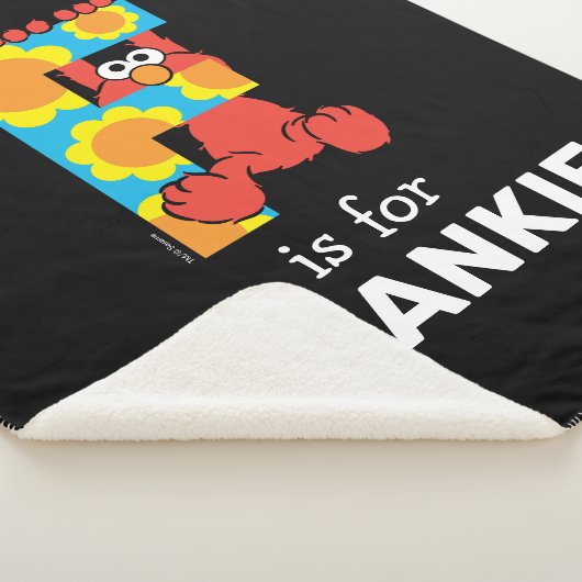 Elmo Alphabet | F BLUME Sherpadecke (3/4)