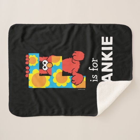 Elmo Alphabet | F BLUME Sherpadecke (Vorderseite (Horizontal))