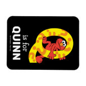 Elmo Alphabet | F Fragezeichen Magnet (Horizontal)