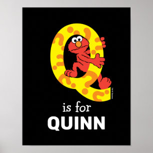 Elmo Alphabet F Fragezeichen Poster