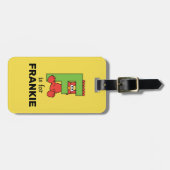 Elmo Alphabet | F Green Gepäckanhänger (Vorderseite horizontal)