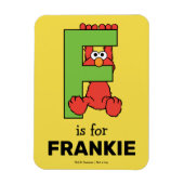 Elmo Alphabet | F Green Magnet (Vertikal)
