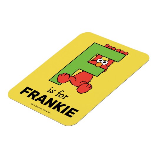 Elmo Alphabet | F Green Magnet (Linke Seite)