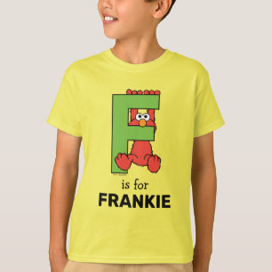 Elmo Alphabet F Grün T-Shirt