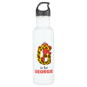 Elmo Alphabet G Giraffe Edelstahlflasche