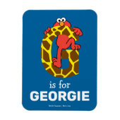 Elmo Alphabet | G Giraffe Magnet (Vertikal)