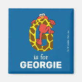 Elmo Alphabet | G Giraffe Magnet (Vorne)