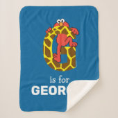Elmo Alphabet | G Giraffe Sherpadecke (Vorderseite)