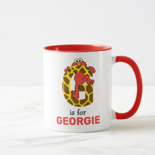 Elmo Alphabet G Giraffe Tasse