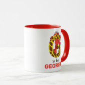 Elmo Alphabet | G Giraffe Tasse (VorderseiteRechts)