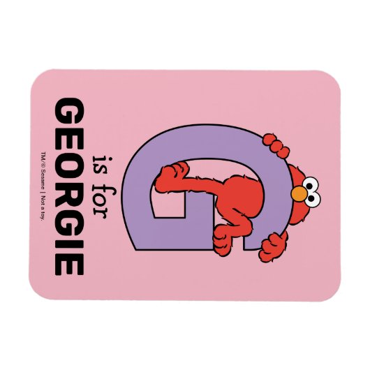 Elmo Alphabet | G LILA Magnet (Horizontal)