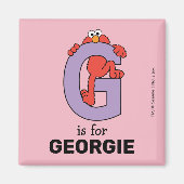 Elmo Alphabet | G LILA Magnet (Vorne)