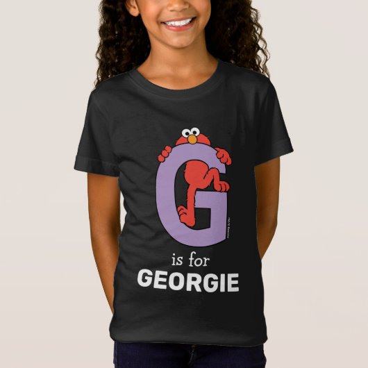 Elmo Alphabet | G LILA T-Shirt (Vorderseite)