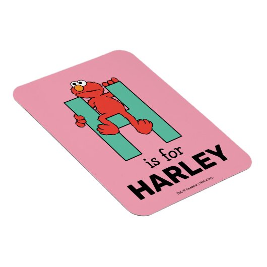 Elmo Alphabet | H Green Magnet (Rechte Seite)