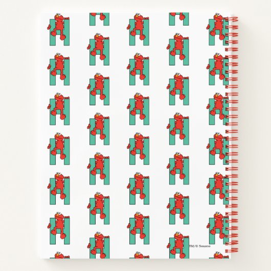 Elmo Alphabet | H Green Notizblock (Rückseite)