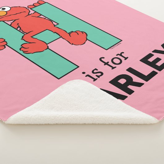 Elmo Alphabet | H Green Sherpadecke (3/4)