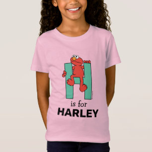 Elmo Alphabet H Green T-Shirt