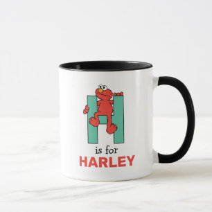Elmo Alphabet H Green Tasse