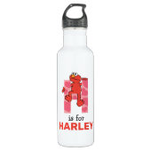 Elmo Alphabet | H Herz Edelstahlflasche (Vorderseite)