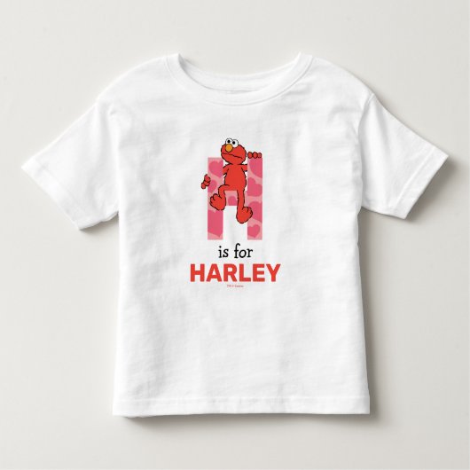 Elmo Alphabet | H Herz Kleinkind T-shirt (Vorderseite)