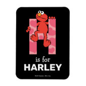 Elmo Alphabet | H Herz Magnet (Vertikal)