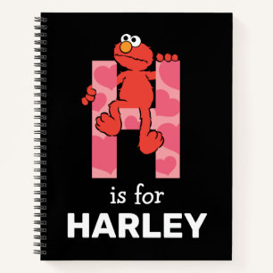 Elmo Alphabet H Herz Notizblock