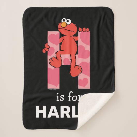 Elmo Alphabet | H Herz Sherpadecke (Vorderseite)