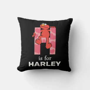 Elmo Alphabet   H Herzen Kissen