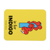 Elmo Alphabet | I Blau Magnet (Horizontal)