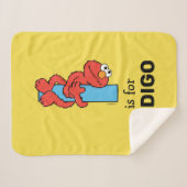 Elmo Alphabet | I Blau Sherpadecke (Vorderseite (Horizontal))