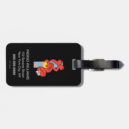 Elmo Alphabet | I Eiscreme Gepäckanhänger (Rückseite horizontal)