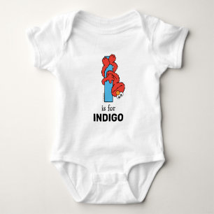 Elmo Alphabet Ich Blau Baby Strampler