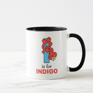 Elmo Alphabet Ich Blau Tasse