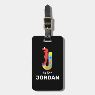 Elmo Alphabet J Jelly Bean Gepäckanhänger