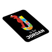 Elmo Alphabet | J Jelly Bean Magnet (Rechte Seite)