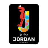 Elmo Alphabet | J Jelly Bean Magnet (Vertikal)