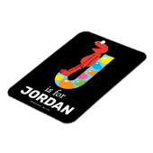 Elmo Alphabet | J Jelly Bean Magnet (Linke Seite)