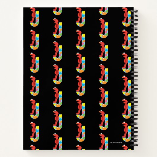 Elmo Alphabet | J Jelly Bean Notizblock (Rückseite)