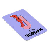 Elmo Alphabet | J Pink Magnet (Rechte Seite)