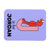Elmo Alphabet | J Pink Magnet (Horizontal)