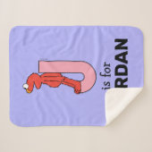 Elmo Alphabet | J Pink Sherpadecke (Vorderseite (Horizontal))